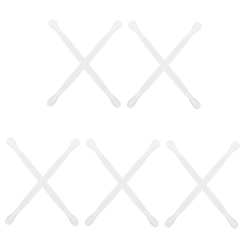 NOLITOY 10 Manicure Tool Kit Cuticle Pusher Gel Polish Remover and Nail Scraper Plastic for Home Salon Use