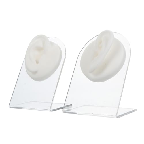 Modèle d'oreilles en silicone souple pour formation médicale et bijoux