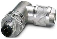 Phoenix Contact 1424684 Circular Metric Connectors SACC-M12MRD-4PL SHPN, 4-Position, Shielded, Plug Angled M12
