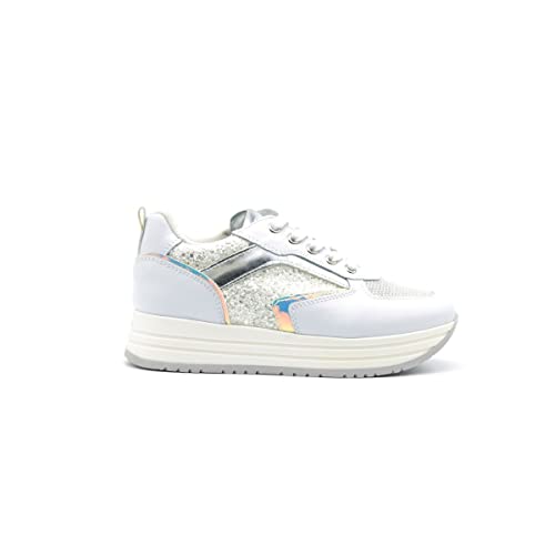 Nero Giardini E232251F Sneakers Teens da Ragazza in Camoscio, Pelle