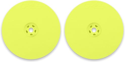 Pro-Line Racing Velocity Rear 2.2 Wheels 2 Yllw 22X STD PRO273602 RC Tire (Pack of 2)