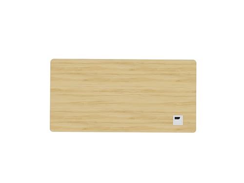Image of Oi Outdo Flexpro Sit-Stand Smart Desk | Tundra Oak Finish Tabletop | Electric Height Adjustable Table for Work from Home and Office | Ergonomic Design