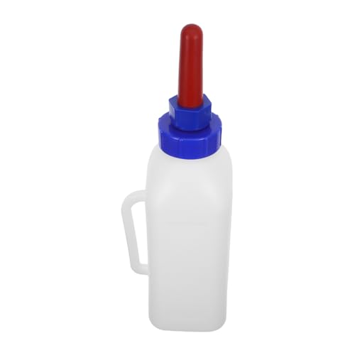 Ipetboom Maceta de leche veterinaria botella de enfermería de alimentación de cabras biberones para perros suministros de suministros de enfermería para cachorros el plastico blanco