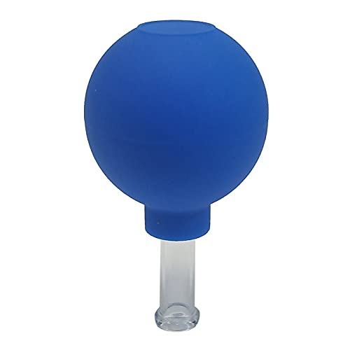 Vetro di sicurezza vuoto coppettazione per massaggio schiena viso braccio posteriore terapia cinese diametro 1,5 cm