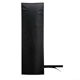 Frostsicherer Außenhahn Abdeckung Oxford Stoff Wiederverwendbar Wetterfestes Design Schützt Wasserleitungen Für Standard Wasserhähne 37x70cm Einfach Anzubringen Schwarz Wintergebrauch(1pcs)
