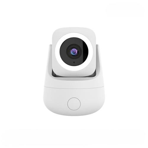 Helilyco Cámara doméstica WiFi de 3 MP con detección de movimiento, audio bidireccional y compatibilidad con Google Home, Life y para la aplicación Moes