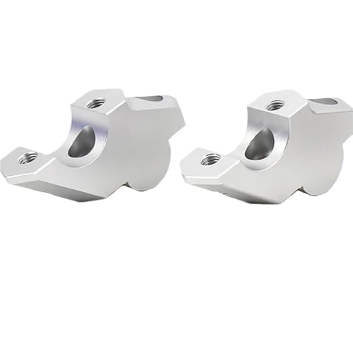 Manillar elevación aluminio para DS 900DSX abrazadera plateada de moto 7