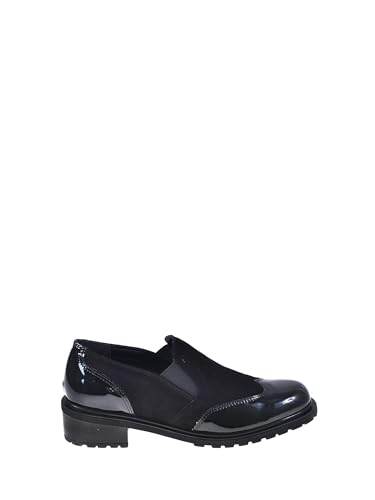 Scarpa Donna Grunland SC4094 CIZI mocassin en cuir noir de prestige