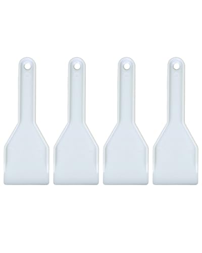 LOZTBUE 4 pale per ghiaccio in plastica, set di pale per sbrinamento frigorifero e congelatore per rimuovere ghiaccio e neve, strumenti per la pulizia della casa