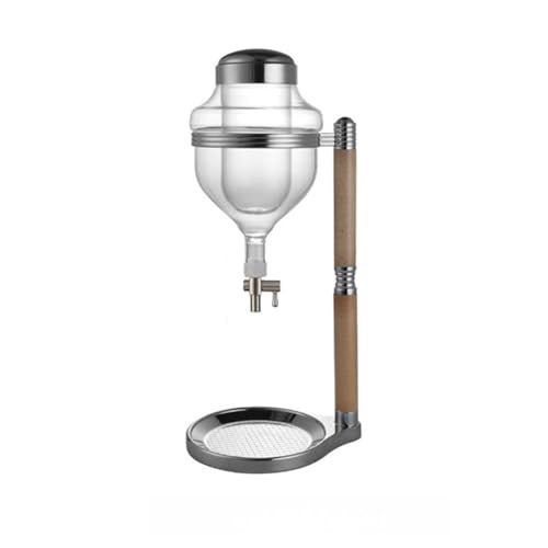 foke日本製 ワインクーラー シンブルドリッパー 焼酎ジョッキ 耐熱ガラス ワインクーラー ワインディスペンサー 酒ジョッキ 急速冷却器 デキャンタ 日本酒 ワインセット 飲料ディスペンサー 細雫設計 大容量 業務用 来客用 居酒屋 (シルバー,蛇口の種