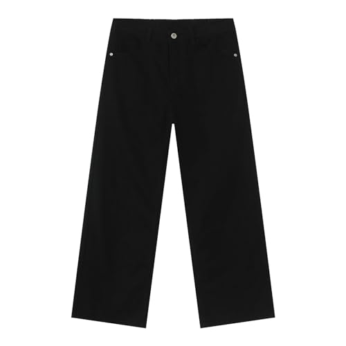 Men's Denim Jeans Casual Loose Straight Leg Elastic Waist Commuting Daily Weekend Pants for Men2