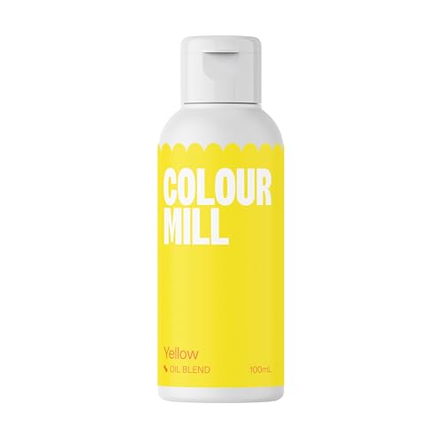 Colour Mill Oil Blend Food Colouring Yellow: Colorante Alimentario Liposolubles a Base de Aceite - 100 ml