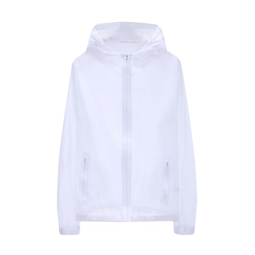 Cambkatl Men's Hoodie Sun Shirts Outdoor Thin Full Zip Rash Guard Shirts UV Sun Protection Lightweight Summer Fishing Jacket