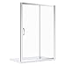 Price comparison product image ELEGANT 1200mm Sliding Shower Door Modern Bathroom 8mm Easy Clean Glass Shower Enclosure Cubicle Door