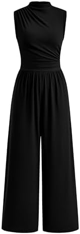 PRETTYGARDEN Womens Summer Jumpsuits Dressy Casual One Piece Outf...