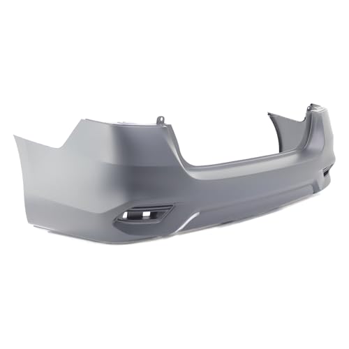 Image of FitParts Compatible with Nissan Sentra 2016-2018 Rear Bumper Cover | Primed, Without Parking Sensor Holes, Sedan, Ready to Paint, OEM 850223YU0J, NI1100312
