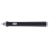 Drfeify Gumka Elektryczna, Precyzyjne Narzędzie na Baterie, Automatyczna Gumka z regulowaną długością Rdzenia dla Studentów szkół Artystycznych i Nauczycieli (BLACK)
