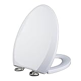 tapa wc bellavista stylo medidas material de alta calidad: material de PP engrosado, el asiento del inodoro tiene una superficie lisa, fuerte resistencia a la compresión, alta flexibilidad, resistencia a la compresión y durabilidad, fuerte capacidad de carga, fácil de limpiar y larga vida útil.