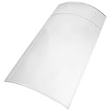 Operitacx Transparente Regendichte Gewölbte Dachpaneele 200x400mm aus Robustem Acryl Kompatibel als Gewächshaus und Terrassenüberdachung Wetterbeständige Ersatzplatten für Garten