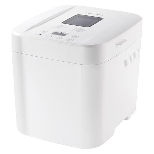 Russell Hobbs Electric Bread Maker 12 Program Settings inc Gluten Free 3 Crust Settings 13h Timer 2 Bread Sizes 750g & 1kg Viewing Window Auto 1hr Keep Warm Function Energy Saving 550W 27260