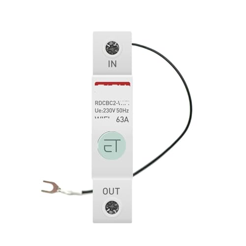 Compteur d'énergie intelligent rail DIN interrupteur relais et voltmètre connecté