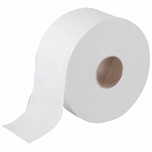 Majestic Mini Jumbo Toilet Rolls (60 MM) 2.36 Inch CORE - Pack of 12 | 2ply 150 M Toilet Paper, White Toilet Tissue, Industrial Toilet Paper