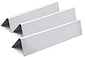 Set of 3-Pack 15.3" 7635 Flavorizer Bars for Weber Spirit 200 Series, Spirit E210 S210, E220, S220 with Front Control Knobs, Stainless Steel Heat Plates Flavor Bar for Weber Spirit E210