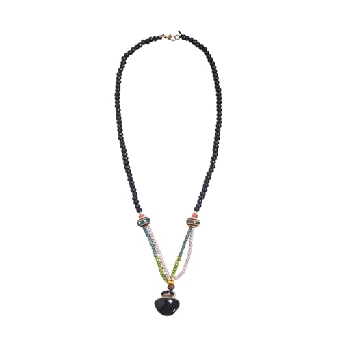 Image of AAKRITI ART CREATIONS Boho & Tribal Handcrafted Ethnic Necklace Collection | Multicolour Pendants, Mandala, Lotus & Dreamcatcher Designs | Artisan Lariat, Collar & Statement Jewelry for Women