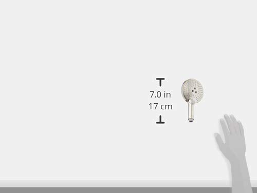 hansgrohe Raindance Select S Easy Install 5-inch Handheld Shower Head Modern 3 -Spray PowderRain, Rain, Whirl 26037831