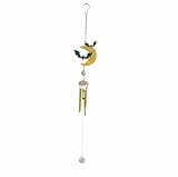 Halloween Themed Wind Chime Iron Made Chost Decoration Creative Designed Bat Decoration Halloween Holiday Festival Hanging Decor-Bat