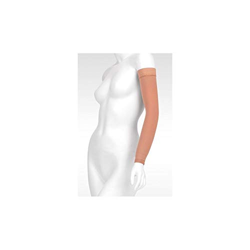 Juzo Dynamic Varin 3512 30-40 mmhg máx. manga de braço com pulseira de silicone para mulheres, Bege,