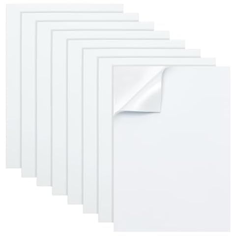 BENECREAT 8pcs Adhesive Foam Sheets for DIY Projects Cover