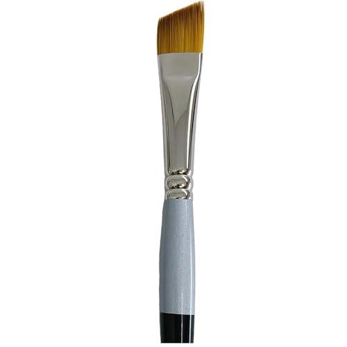 Trekell MIDZ Desert Blaze - Synthetic Artist Brushes for Oil, Acrylic and Watercolor Angle - 369A Series / 1/2