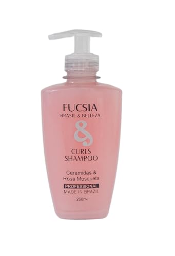 Champú B&B Fucsia Rizos Ceramidas y Mosqueta sin sulfatos 260ml