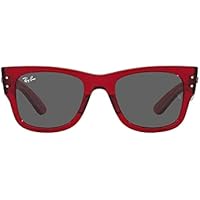 Ray-Ban Gafas de Sol RB 0840S Red Transparent/Dark Grey 51/21/145 unisex