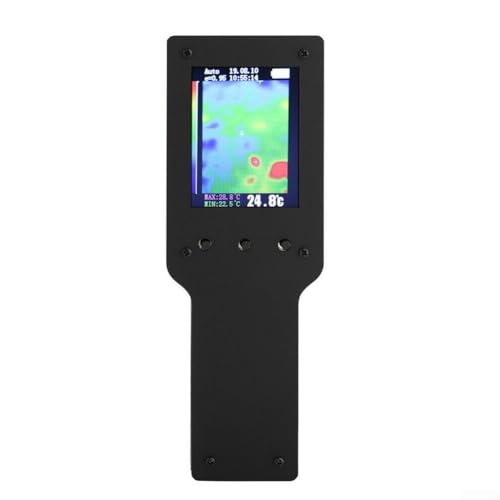 Hasaller Cámara termográfica compacta, cámara termográfica infrarroja portátil de Mano con emisividad Ajustable 0,1-0,99