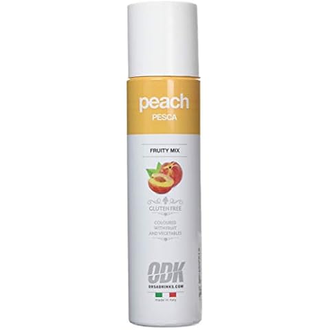 ODK Peach Puree 750ml - Fruit Puree for Cocktails in a Squeeze Bottle Cover