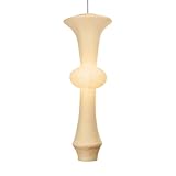 Nogy Large Off-White Paper Pendant Lamp - 15