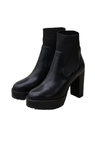 [AZUL by moussy] [アズールバイマウジー] ソックス ヒール ブーツ レディース 250IAT55-2081 S ブラック