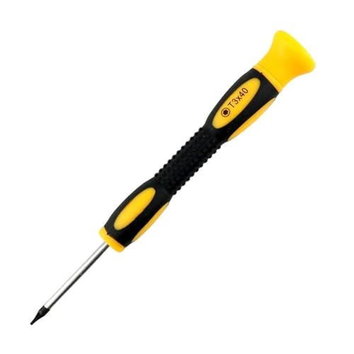 Juego de puntas de destornillador Torx de 1/7 piezas T3‑T10, mini destornillador hexagonal, consola de juegos y herramientas de reparación de mangos(T3)