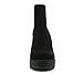 Soda EDITOR ~ Women Lug Sole High Heel Chelsea Fashion Ankle Boot w/Double Elastic Gore (BLACK Imit Suede, US Footwear Size System, Adult, Women, Numeric, Medium, 8)