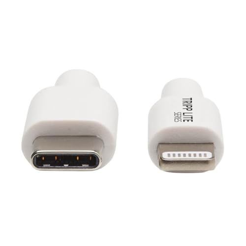 Cable Lightning a USB-C Eaton Blanco de 0.9 Metros para Carga de iPhone M102-003-WH 4