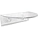 Veg Ledge Suction Cup Window Shelf - Create an Indoor Garden, Hold Your Planter pots, Seed Starter, Figurines on Your Window. Grow Herbs, Microgreens, Succulents, Flowers. Sleek, Dependable.