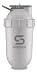 ShakeSphere Tumbler: Award Winning Protein Shaker Cup, 24oz ● Patented Capsule Shape Mixing ● Easy to Clean ● No Blending Ball Needed ● BPA Free ● Mix & Drink Shakes, Protein Powders (Pearl White)
