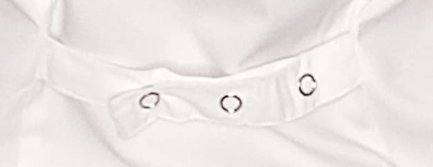 Tunique médicale femme col cache-cœur blanche KODAMA - 7