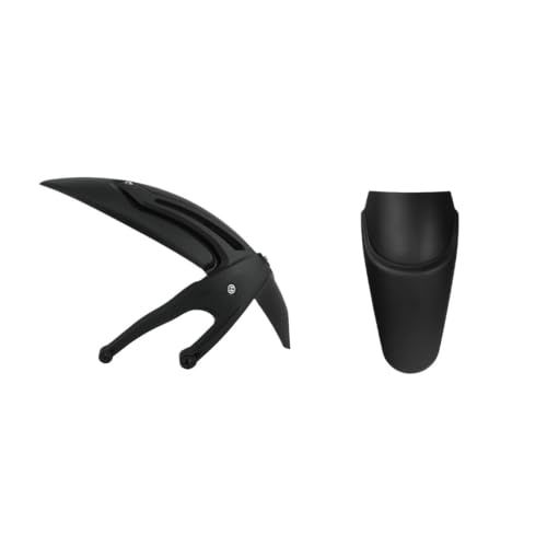 Garde-boue de pneu arrière de moto noir mat rigide antichoc R9T