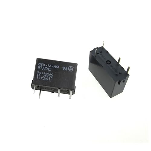 Relais G6D-1A-ASI-5VDC mini commutateur électronique 5V 5A 4PIN en lot de 10