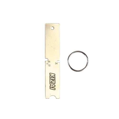 KIZAI キザイ ギター弦交換補助ノギス QC0455 真鍮素材 アコギエレキギター弦交換補助ツール