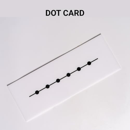 Image of Convergence Eye Exercise Training Cards for Vision Therapy - Eye Exercise Tools for Amblyopia, Lazy Eye, Strabismus & Squint Correction | 2 Pcs Set: Dot Card & Barrel /Color Convergence Card | UV Printed High-Quality Imported Acrylic