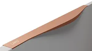 LAPO Elite 12-inch Aluminium Drawer Profile Handle - Ideal for Kitchen Cabinets, Wardrobe Doors, Office Drawer Profile Handle for Home/Hotel/Office (Rose Gold Finish,Pack of 1)